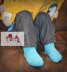 Kids Wavy Ripple Slipper Socks