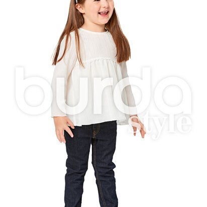 Burda Style Child Dress, Blouse and Skirt B9362 - Paper Pattern, Size 2-7