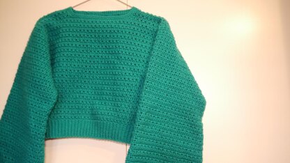 Crochet Pattern - Comfy Cropped Sweater