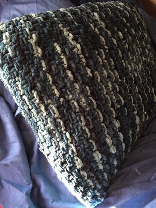 Old Growth Moss Stitch Throw Pillow