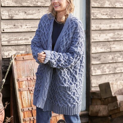 June Cardigan in Rowan Four Seasons - Downloadable PDF