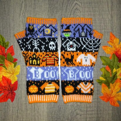 Sweater Weather Mitts Halloween