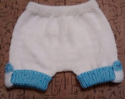 Little Boy Blue Shorts, Jumper and Booties Newborn, 0-3mths and 3-6mths