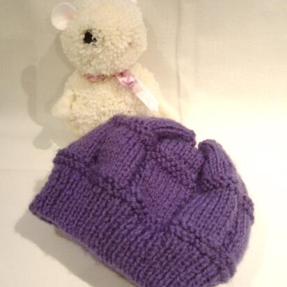 Baby Plum Hat