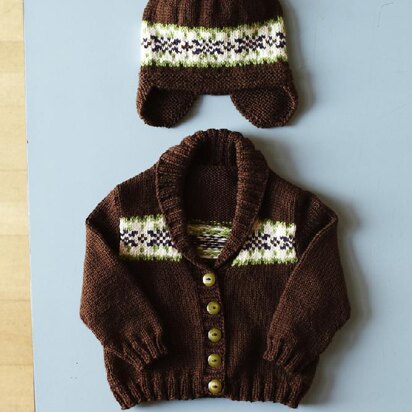 Kouki Piloto Cardigan & Hat