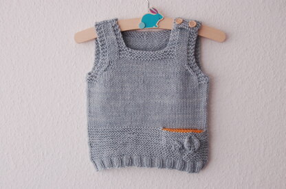 Petites Feuilles Vest sample