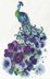 Design Works Floral Peacock Cross Stitch Kit