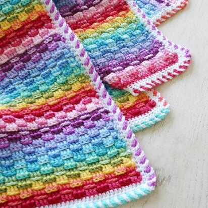 Basket of Rainbows Blanket