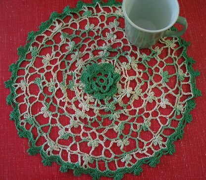 Irish Eyes Doily