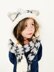 Tilly the Tabby Cat Hooded Scarf