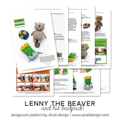 Lenny the amigurumi Beaver