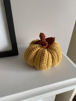 3D Crochet Pumpkin Pattern
