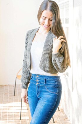 Diamond Crochet Cardigan