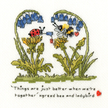 Bothy Threads Better Together by Eleanor Teasdale Cross Stitch Kit - 12 x 12cm