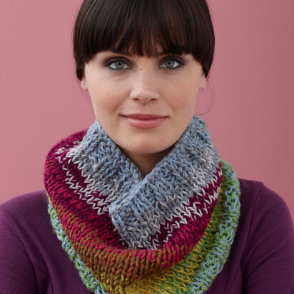 Cobbs Mill Cowl in Lion Brand Cotton-Ease - 90585AD