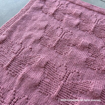 Butterfly Knit Blanket