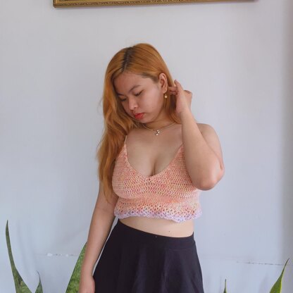 Crochet Pattern - Peaches Peplum Top