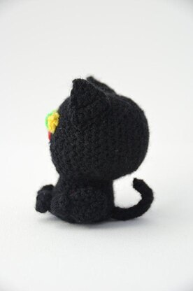 Black Cat Amigurumi Pattern, Black Cat Crochet Pattern