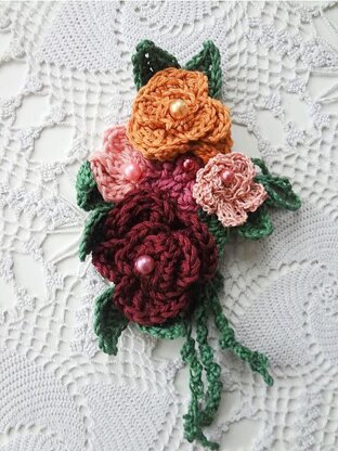 Roses Brooch