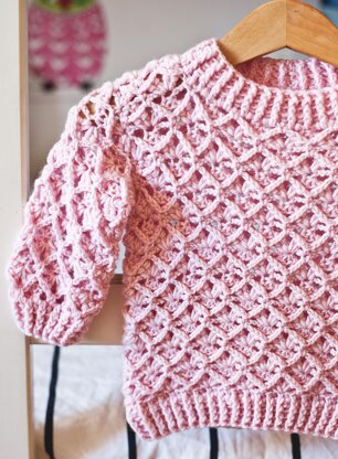 Lacy Rhomb Sweater