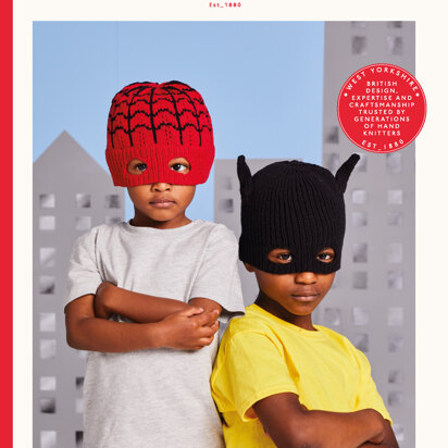 Sirdar 2619 Super Hero Hats in Snuggly Replay PDF