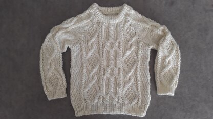 Childs Aran Sweater