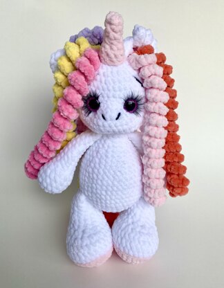 Unicorn ELLIE PDF File Pattern_Amigurumi Crochet toy Pattern