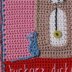 Hickory Dickory Dock mouse potholder