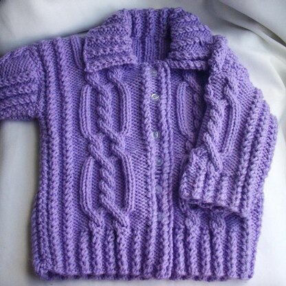 Maeve cable cardigan for girls