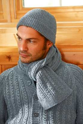 Ribbed Hat in Schachenmayr Universa - S6916 - Downloadable PDF