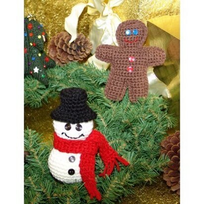 Christmas Ornaments in Patons Decor - knitting pattern