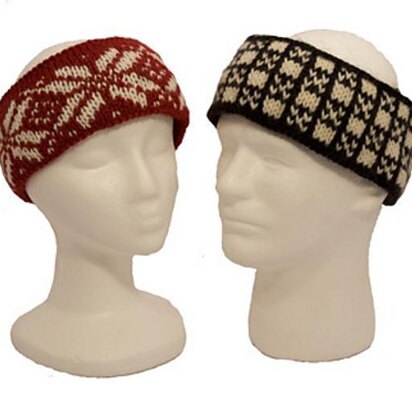 Easy Fair Isle Headbands