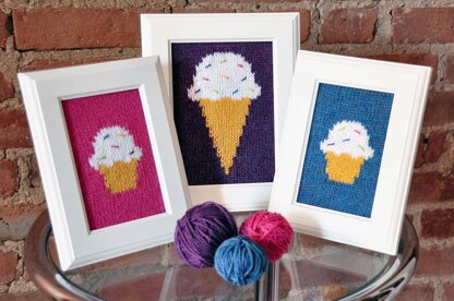 Sweet Treats Knitted Wall Art