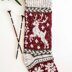 Prancing Deer Knit Stocking