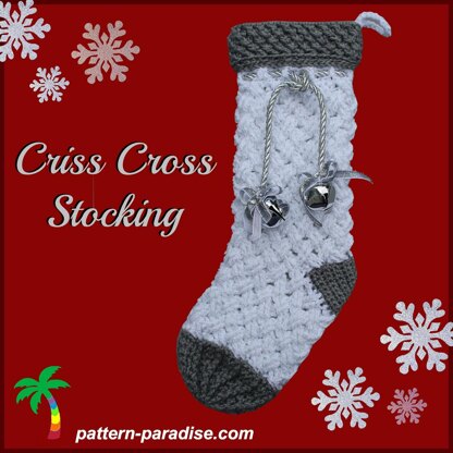Criss Cross Stocking 14-152