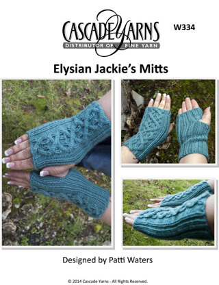 Jackie's Mitts in Cascade Elysian - W334