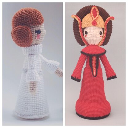 Padmé Amidala and Princess Leia