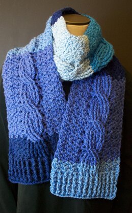 Cozy Cabled Scarf