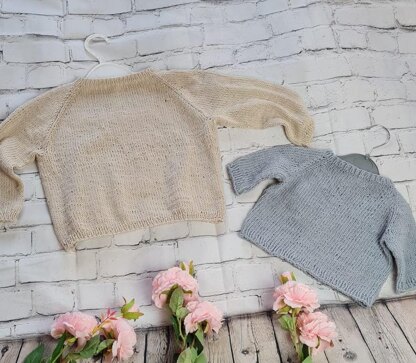 Kids Basic Raglan Jumper