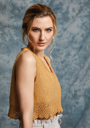Raddish Top in Rowan Denim Revive - ZB298-00007-UK - PDF