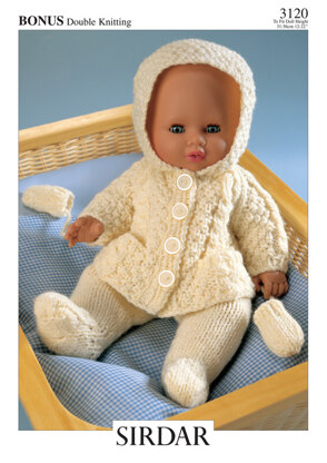 Doll’s Outfit in Hayfield Bonus DK - 3120 - Downloadable PDF