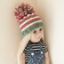 Festive Beanie for Doll