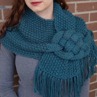 Misty Mornings - Celtic Knot Cowl