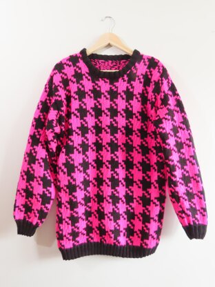 Giant Houndstooth Jumper