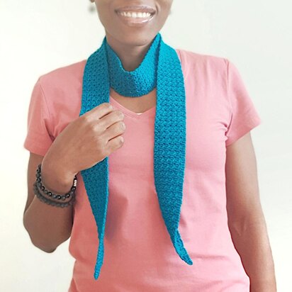 Beautiful You Crochet Skinny Scarf