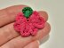 Pink tiny cozy crochet flower pattern