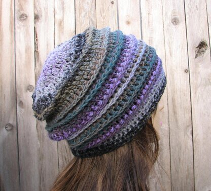 Purple Crochet Hat