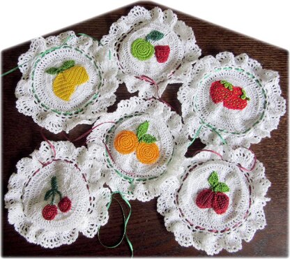 Fruit jam jar covers