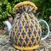 Medieval Cross 4 Cup Teapot Cosy Knitting Pattern