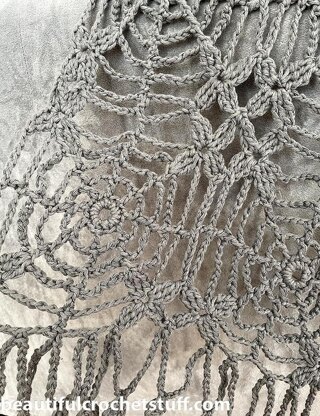 Flower Web Shawl